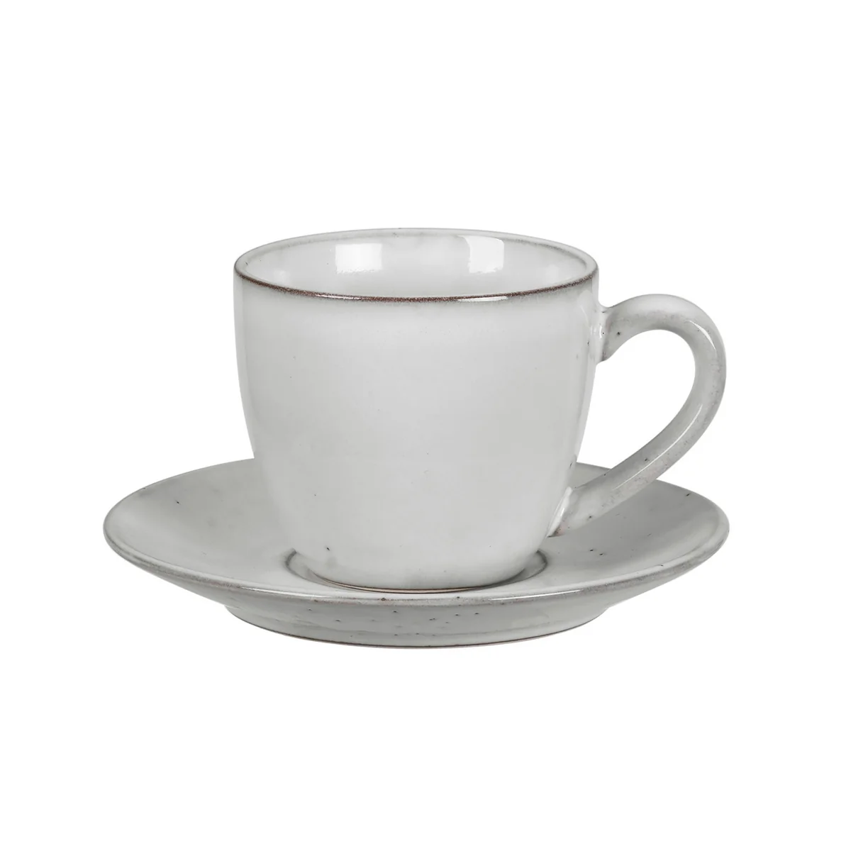 Broste Copenhagen - Nordic Sand Tasse mit Untertasse