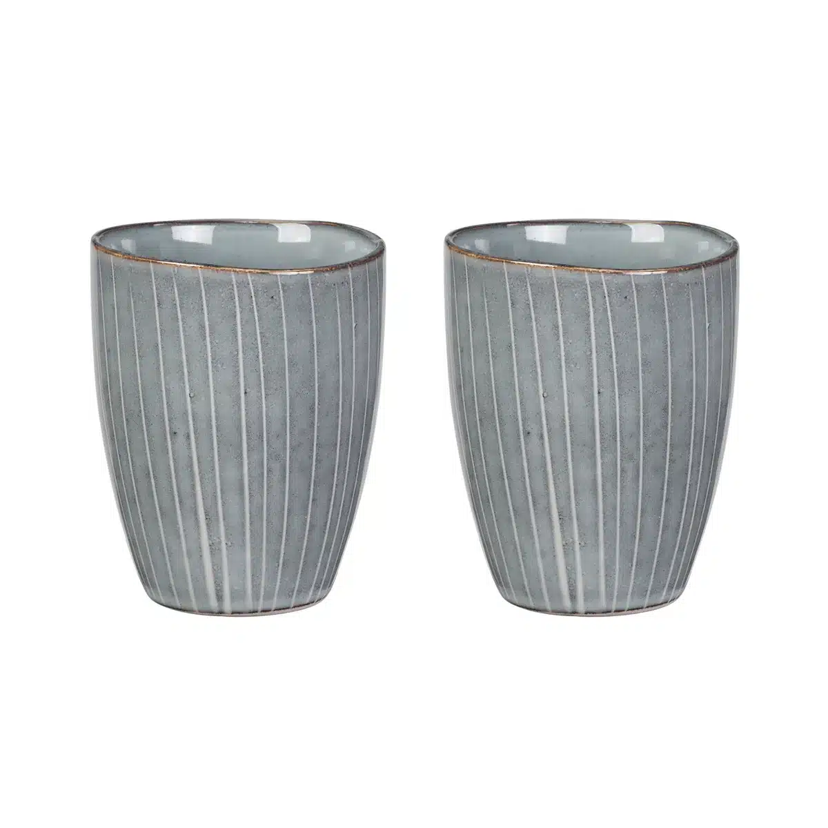 Broste Copenhagen - Nordic Sea Becher ohne Henkel 25 cl (2er-Set)