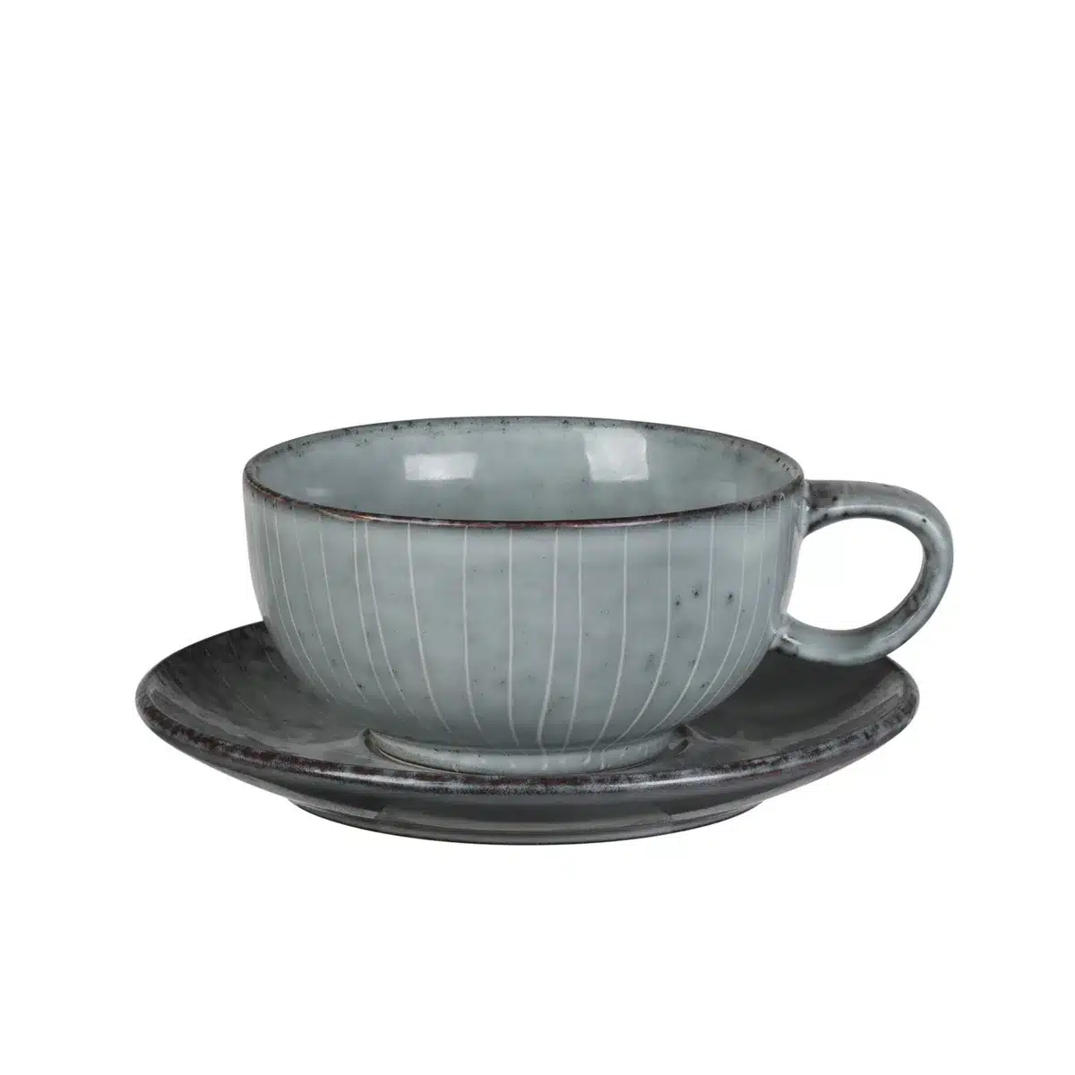 Broste Copenhagen - Nordic Sea Tasse mit Untertasse