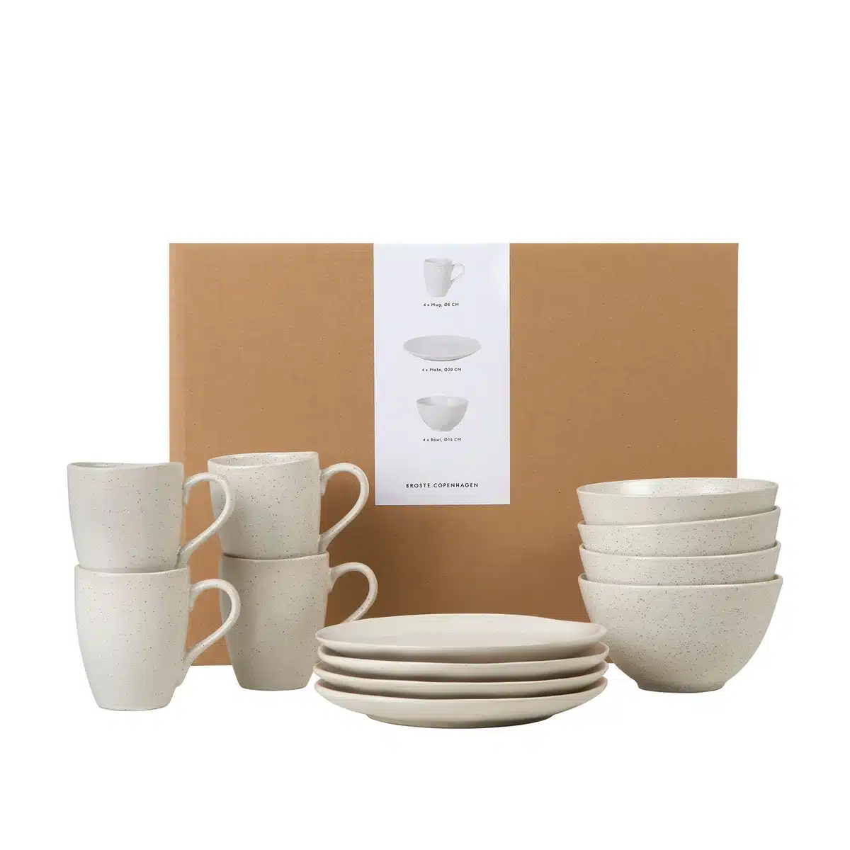 Broste Copenhagen - Nordic Vanilla Geschirr Frühstücksset