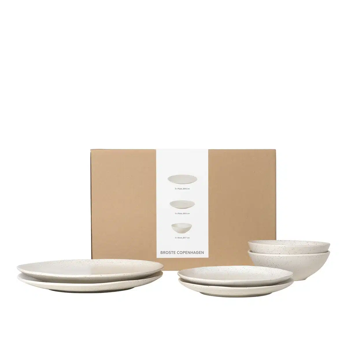 Broste Copenhagen - Nordic Vanilla Geschirr-Set (6-tlg.)