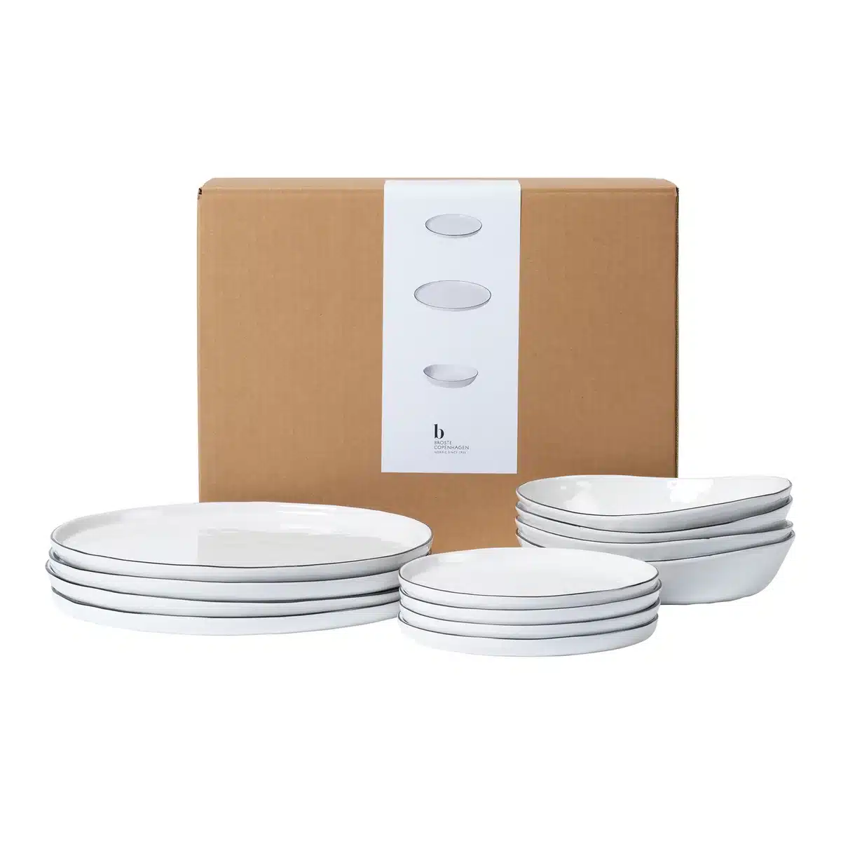 Broste Copenhagen - Salt Geschirr Mittag-Set