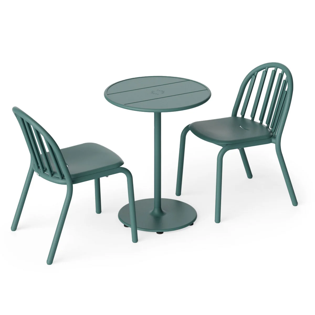 Fatboy - Fred's Outdoor Tisch Ø 60 cm + Stuhl (2er Set)