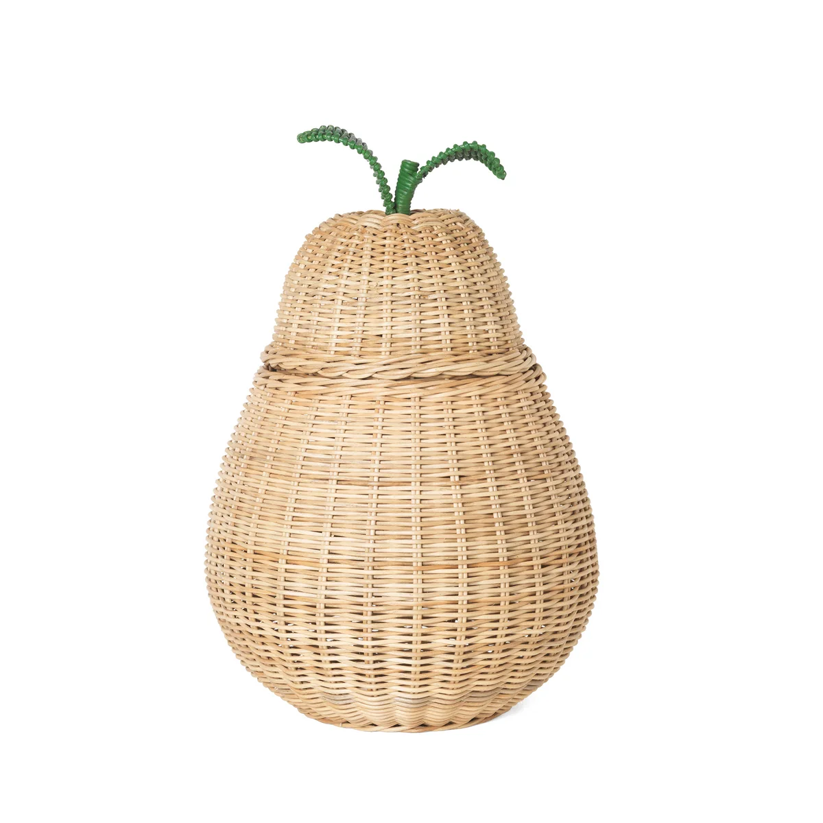 Ferm Living - Birnenförmiger Aufbewahrungskorb H 59 cm