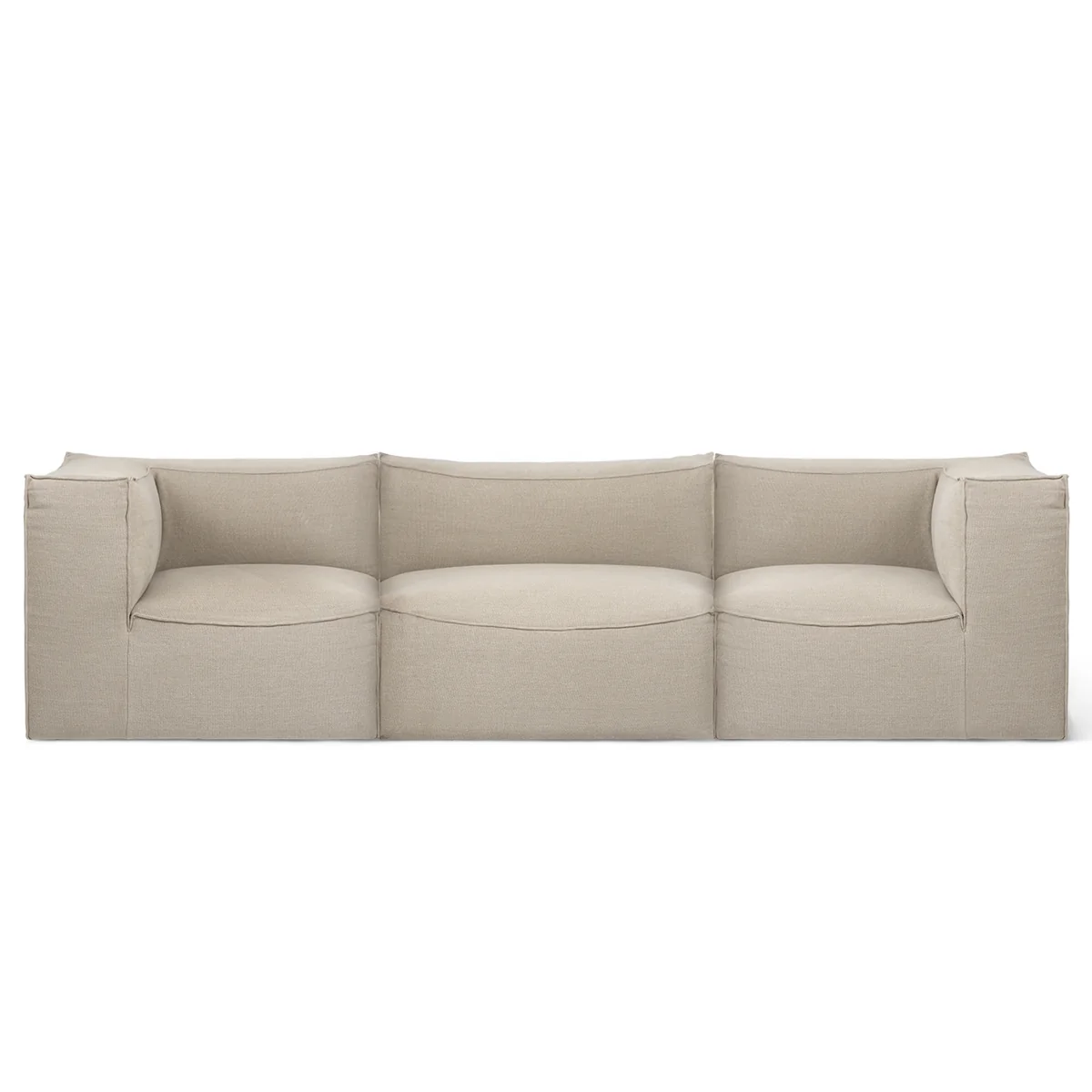 Ferm Living - Catena Modular 3-Sitzer Sofa mit Armlehnen