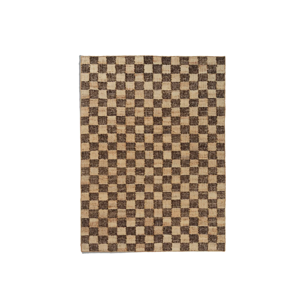 Ferm Living - Check Woll-Jute Teppich