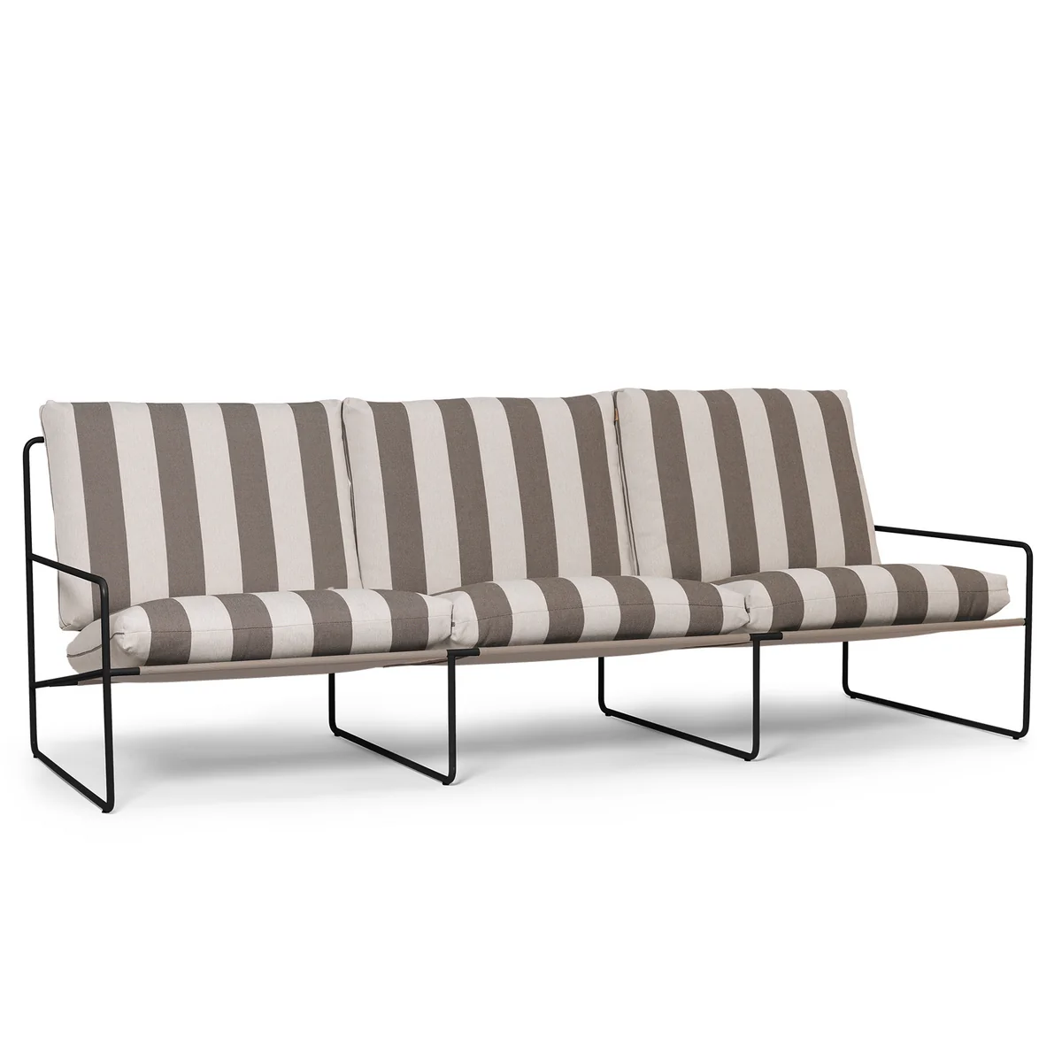 Ferm Living - Desert Stripe Outdoor 3-Sitzer Sofa
