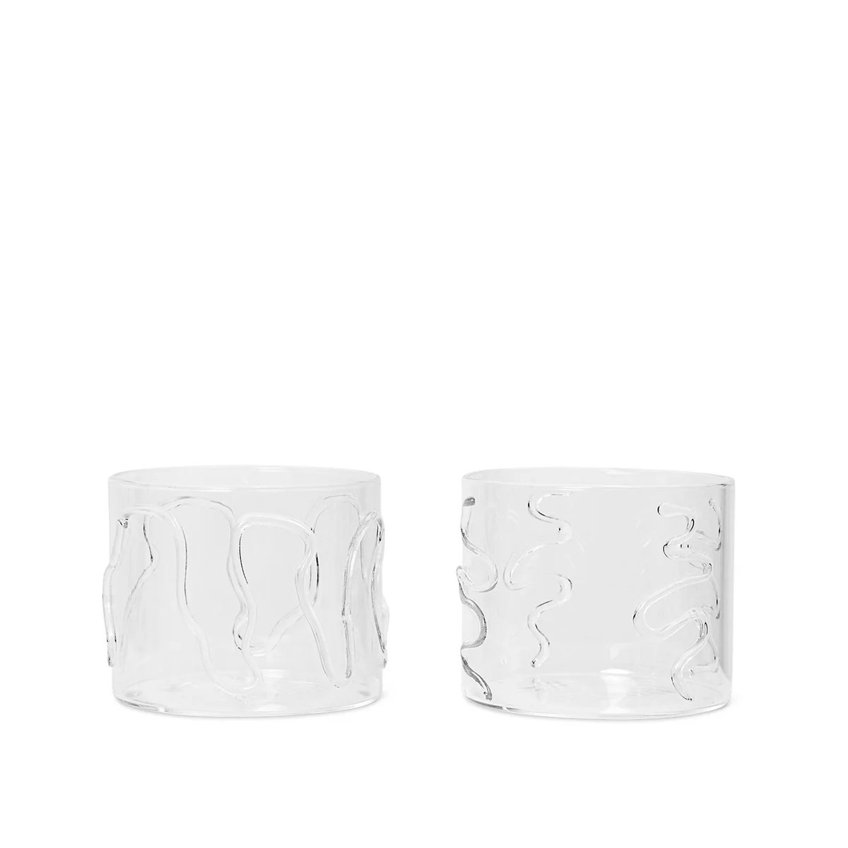 Ferm Living - Doodle Trinkglas 20 cl