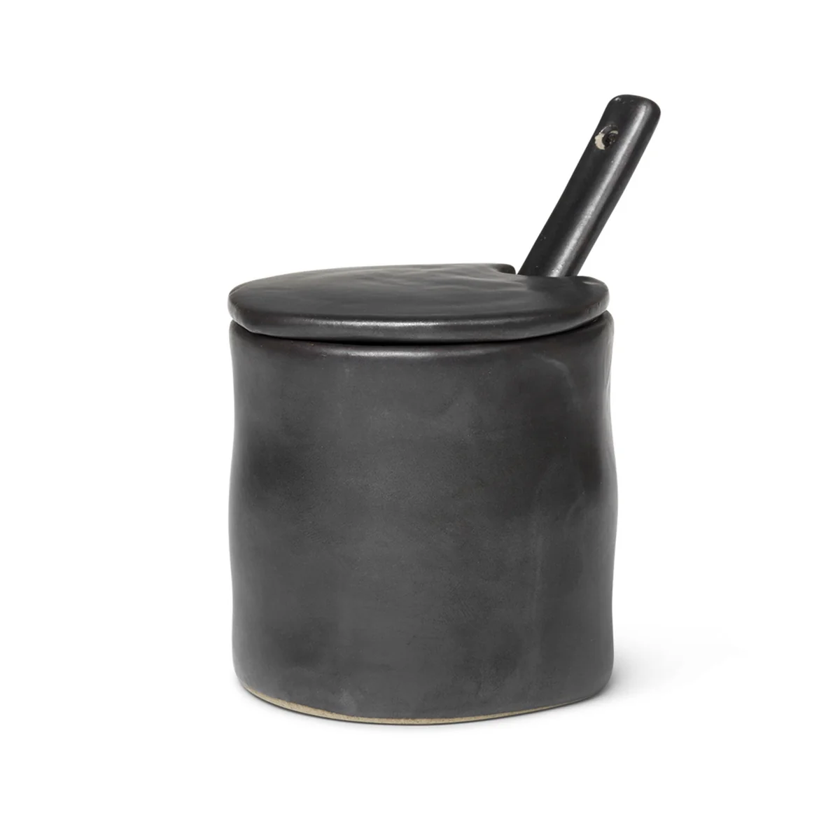 Ferm Living - Flow Marmeladenglas mit Löffel