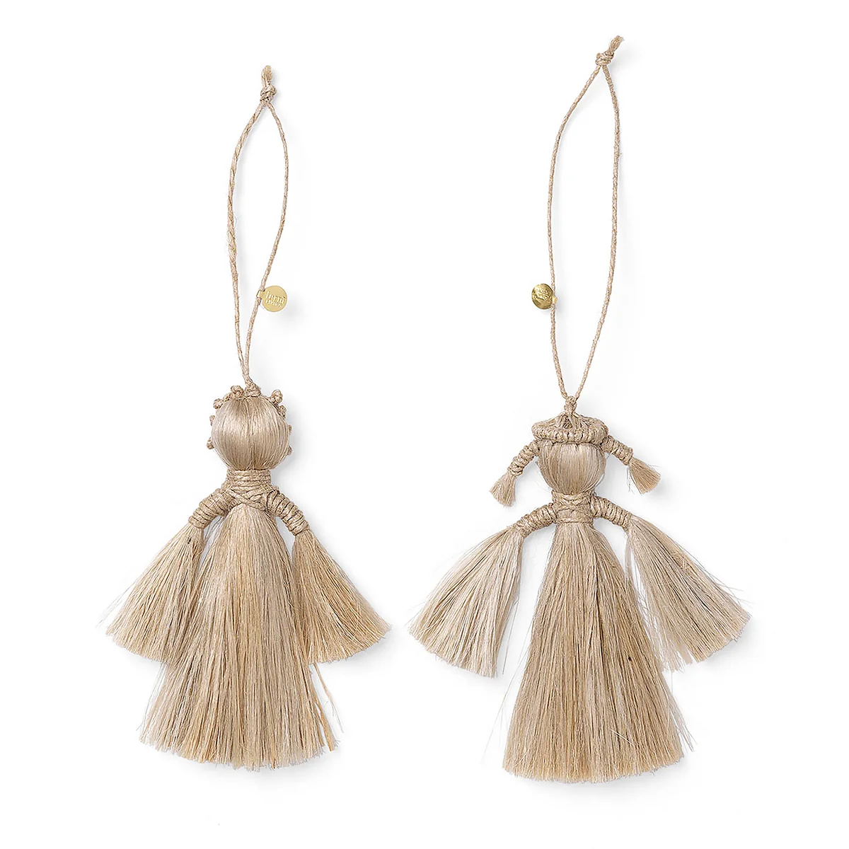 Ferm Living - Jute Anhänger Engel