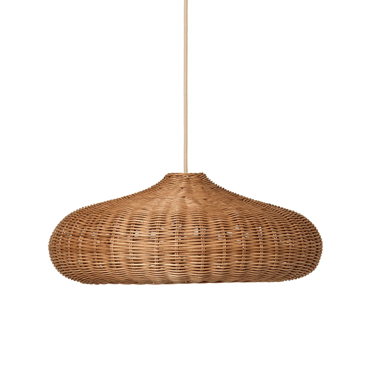 Ferm Living - Rattan Leuchtenschirm