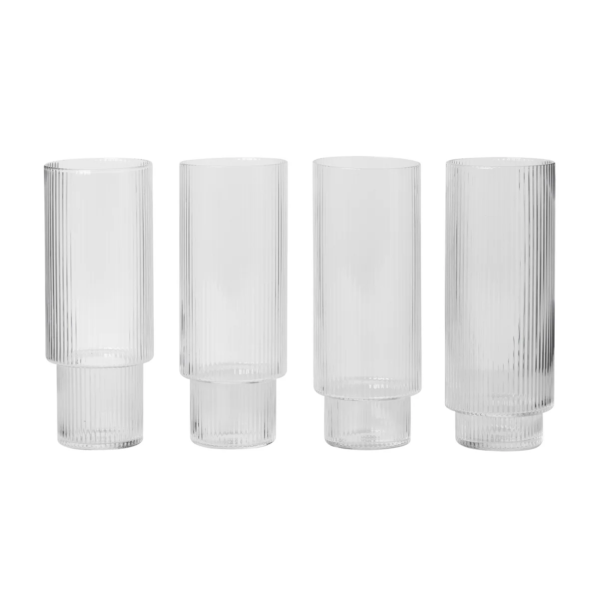 Ferm Living - Ripple Longdrink-Gläser