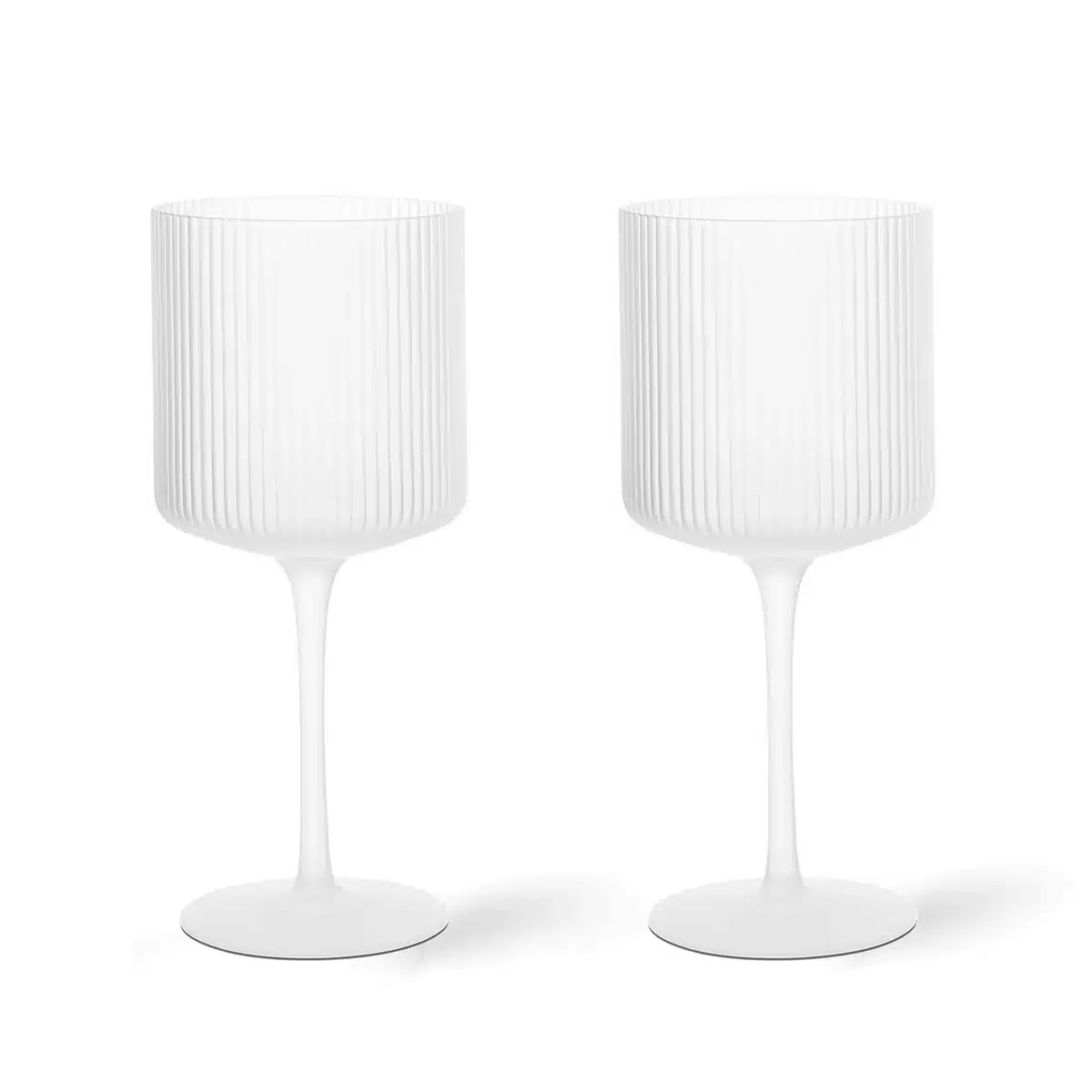 Ferm Living - Ripple Rotweinglas