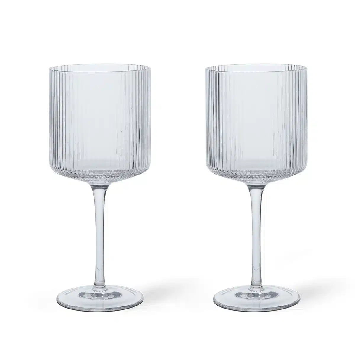 Ferm Living - Ripple Rotweinglas