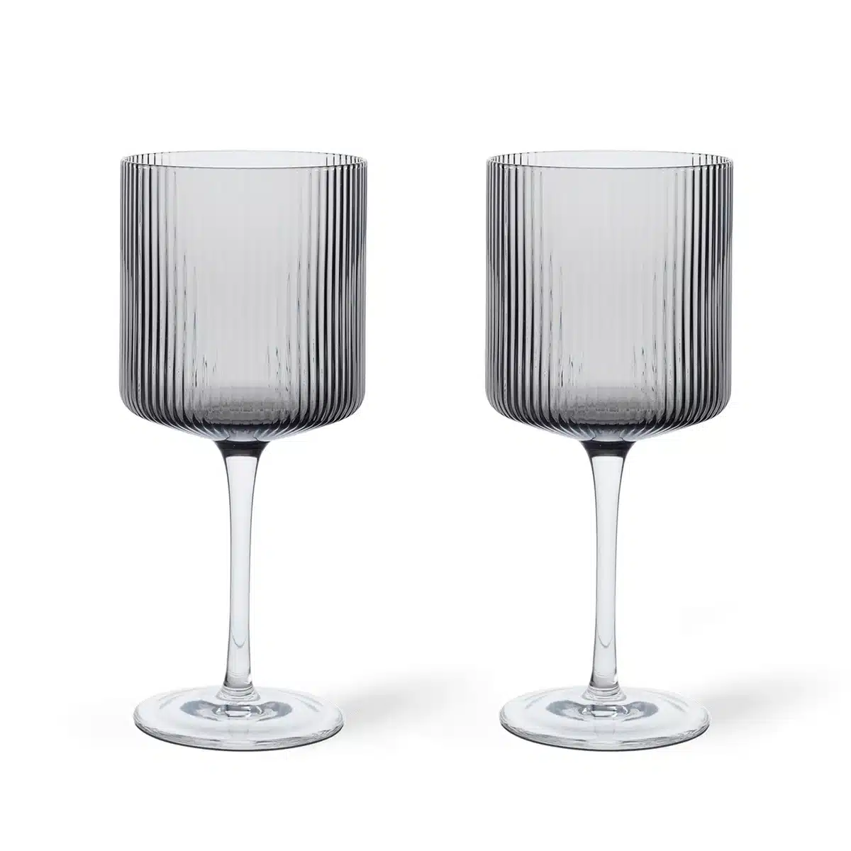 Ferm Living - Ripple Rotweinglas