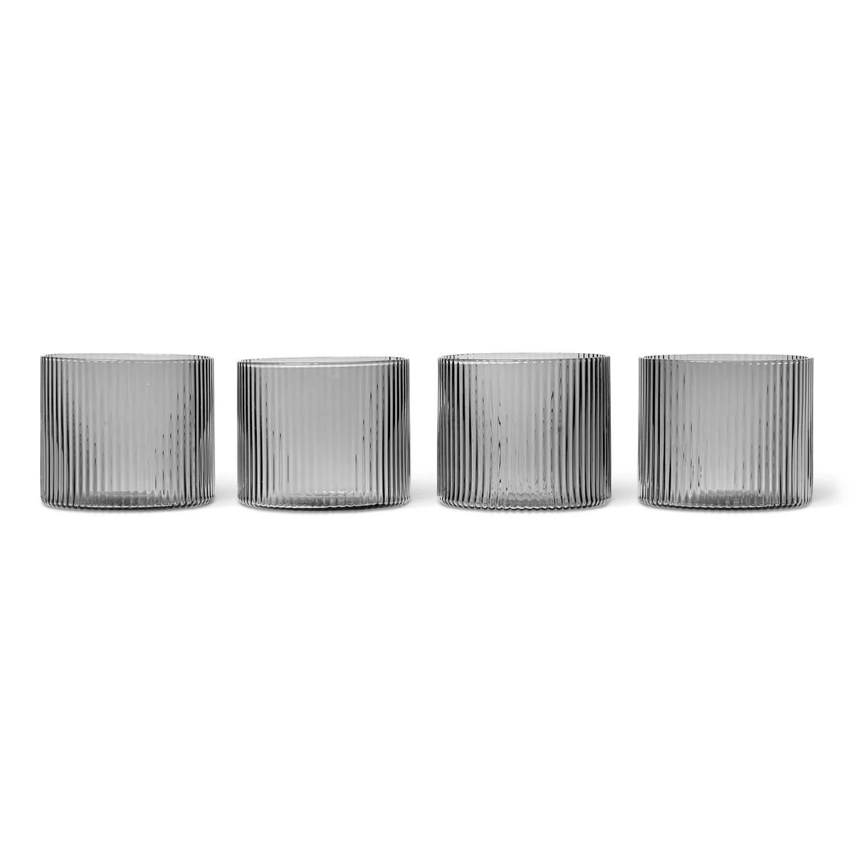 Ferm Living - Ripple Trinkglas low