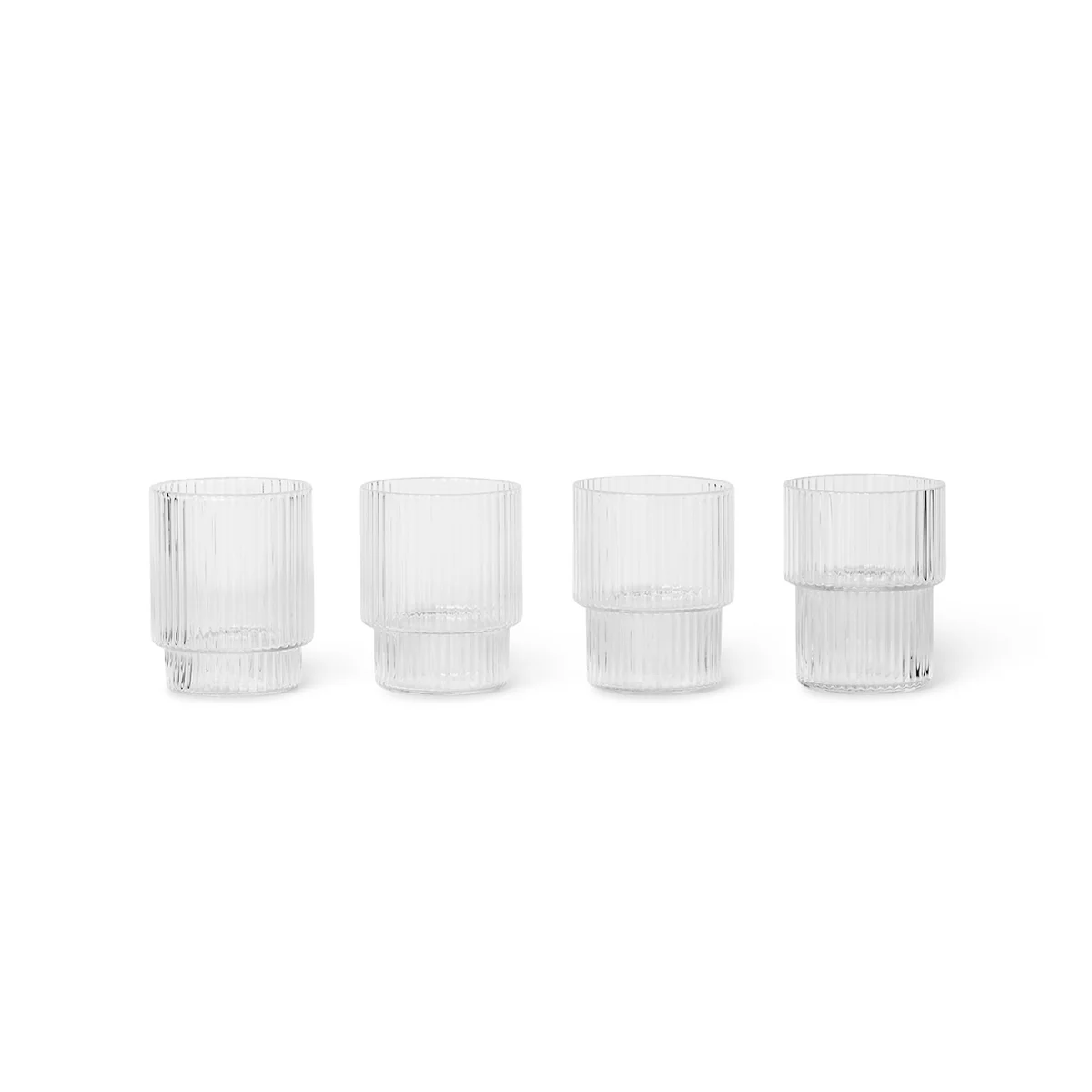 Ferm Living - Ripple Trinkglas small