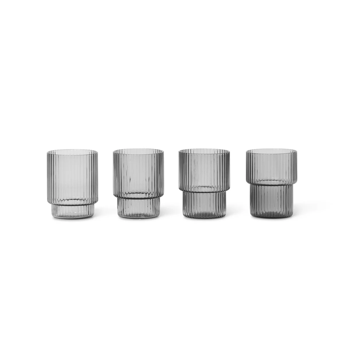 Ferm Living - Ripple Trinkglas small