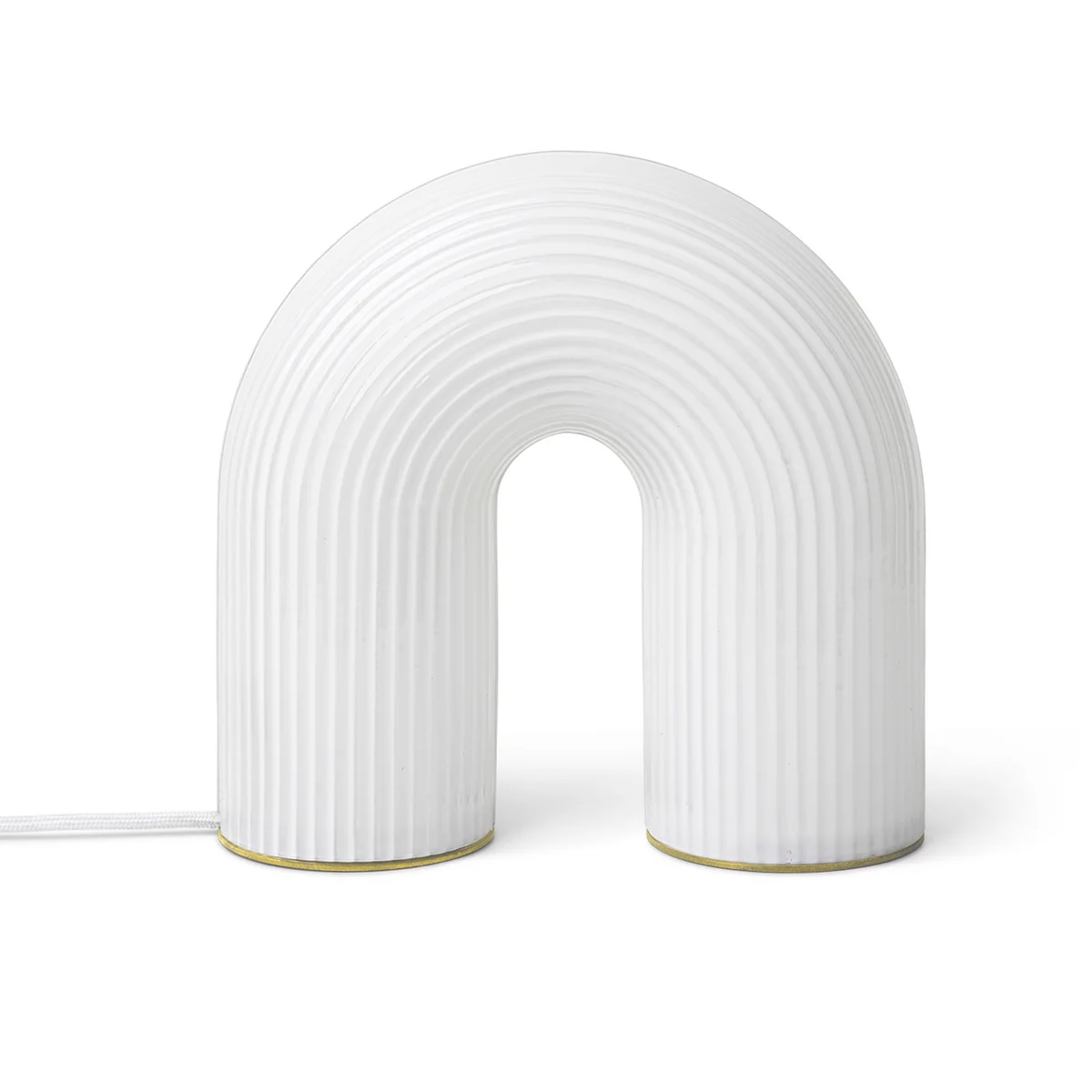Ferm Living - Vuelta LED Tischleuchte / weiß