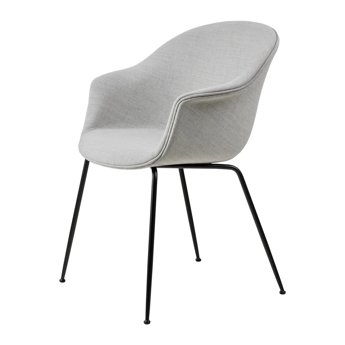GUBI - Bat Dining Stuhl Vollpolsterung (Conic Base)