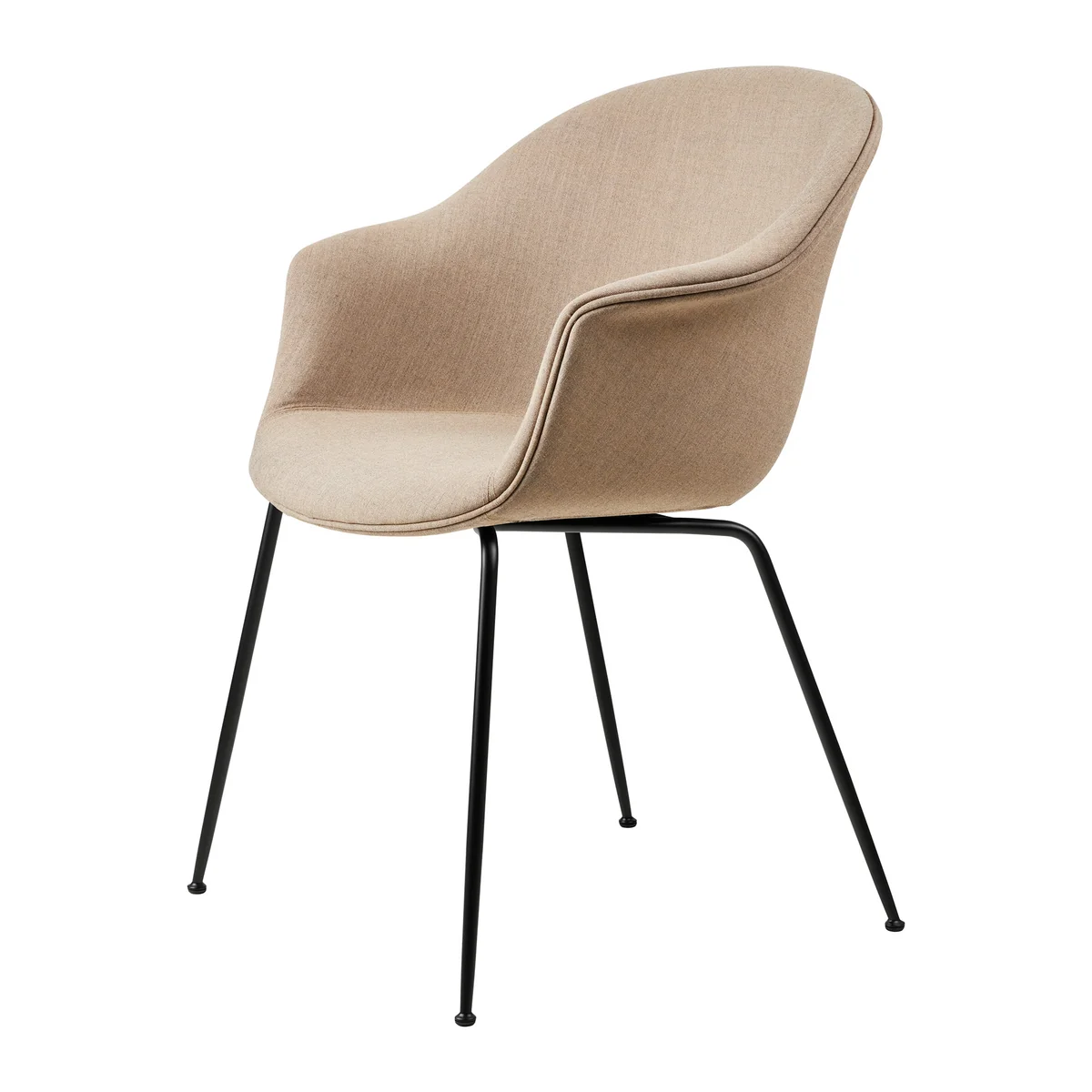 GUBI - Bat Dining Stuhl Vollpolsterung (Conic Base)