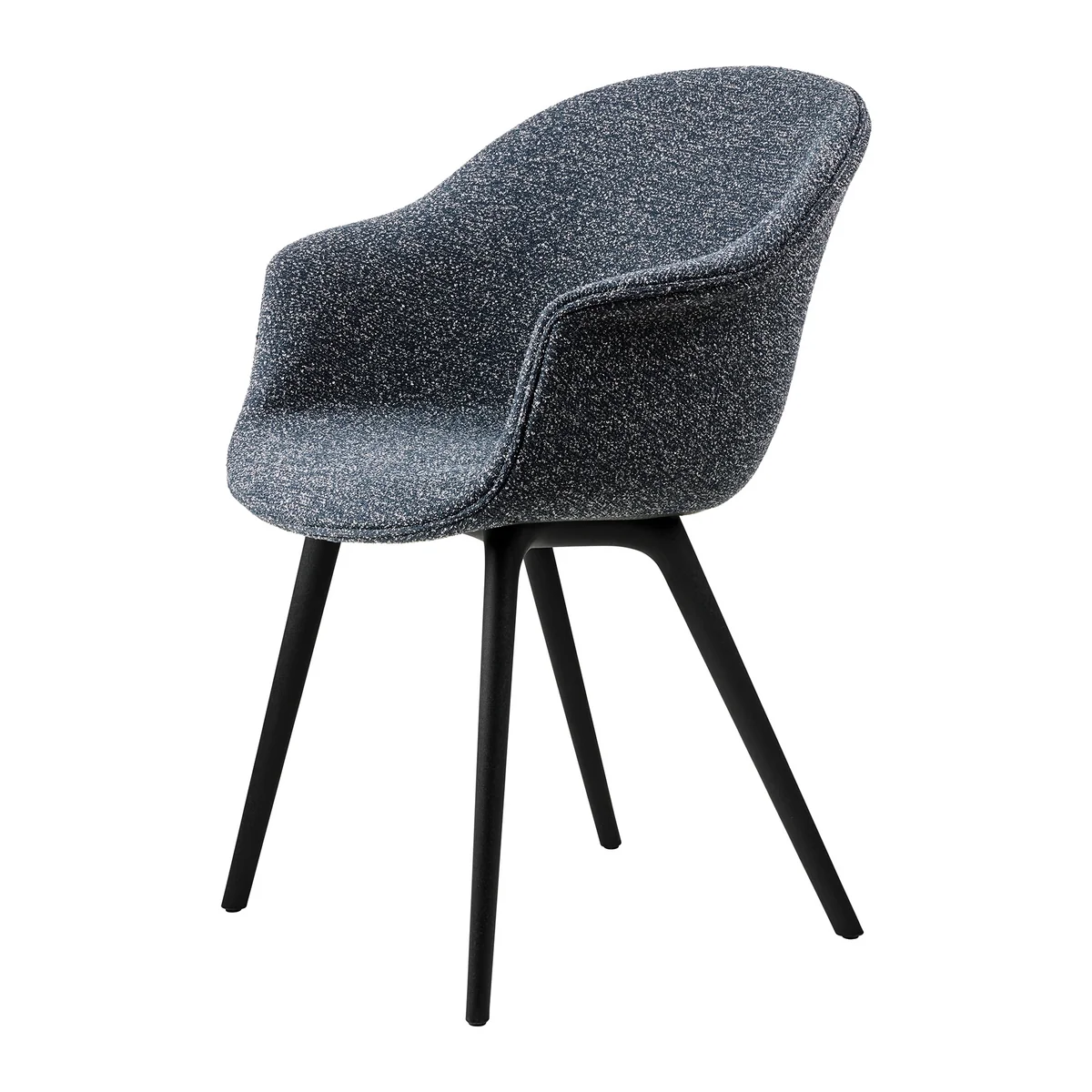 GUBI - Bat Dining Stuhl Vollpolsterung (Plastic Base)