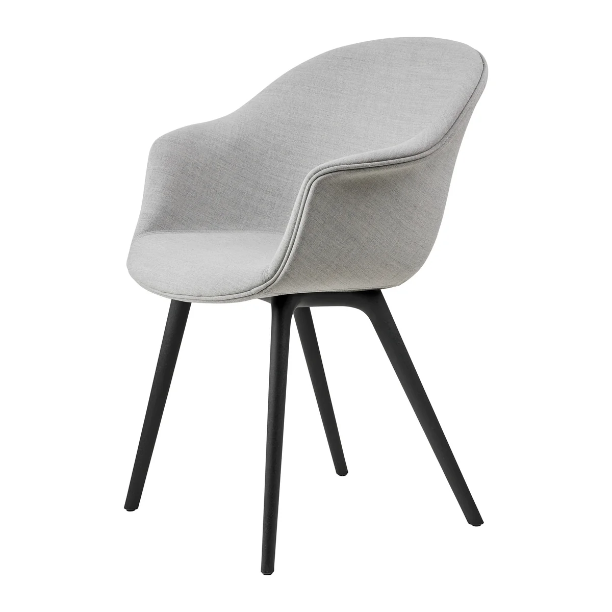 GUBI - Bat Dining Stuhl Vollpolsterung (Plastic Base)