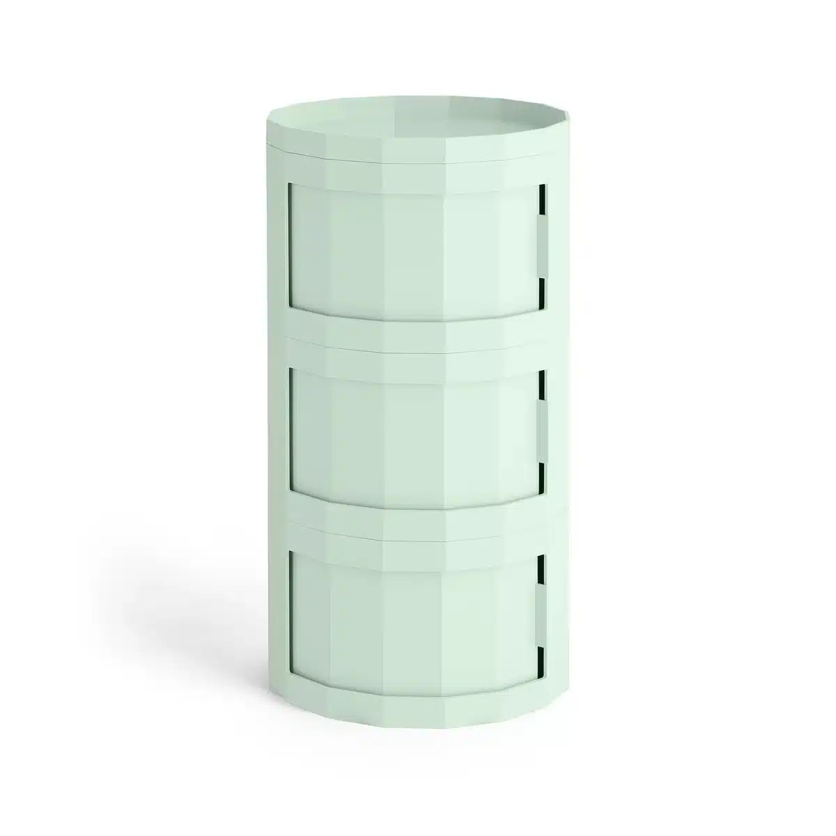 HAY - Facet Cabinet 30 mit Füßen und Rollen