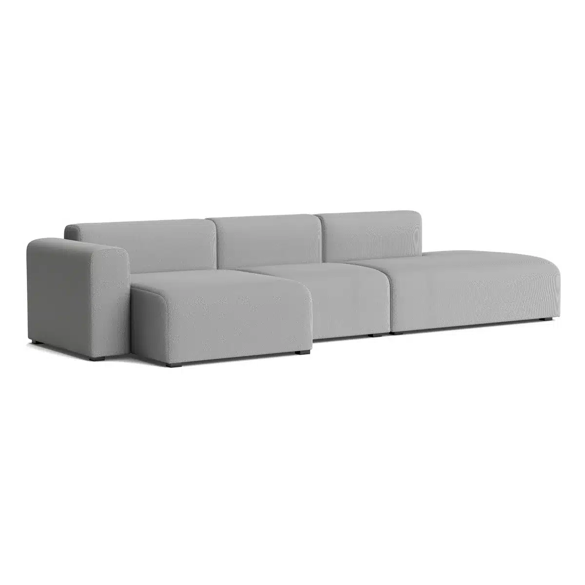HAY - Mags Sofa 3 Sitzer mit niedriger Armlehne links