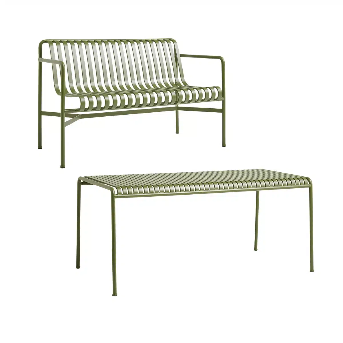 HAY - Palissade Tisch + Dining Bench