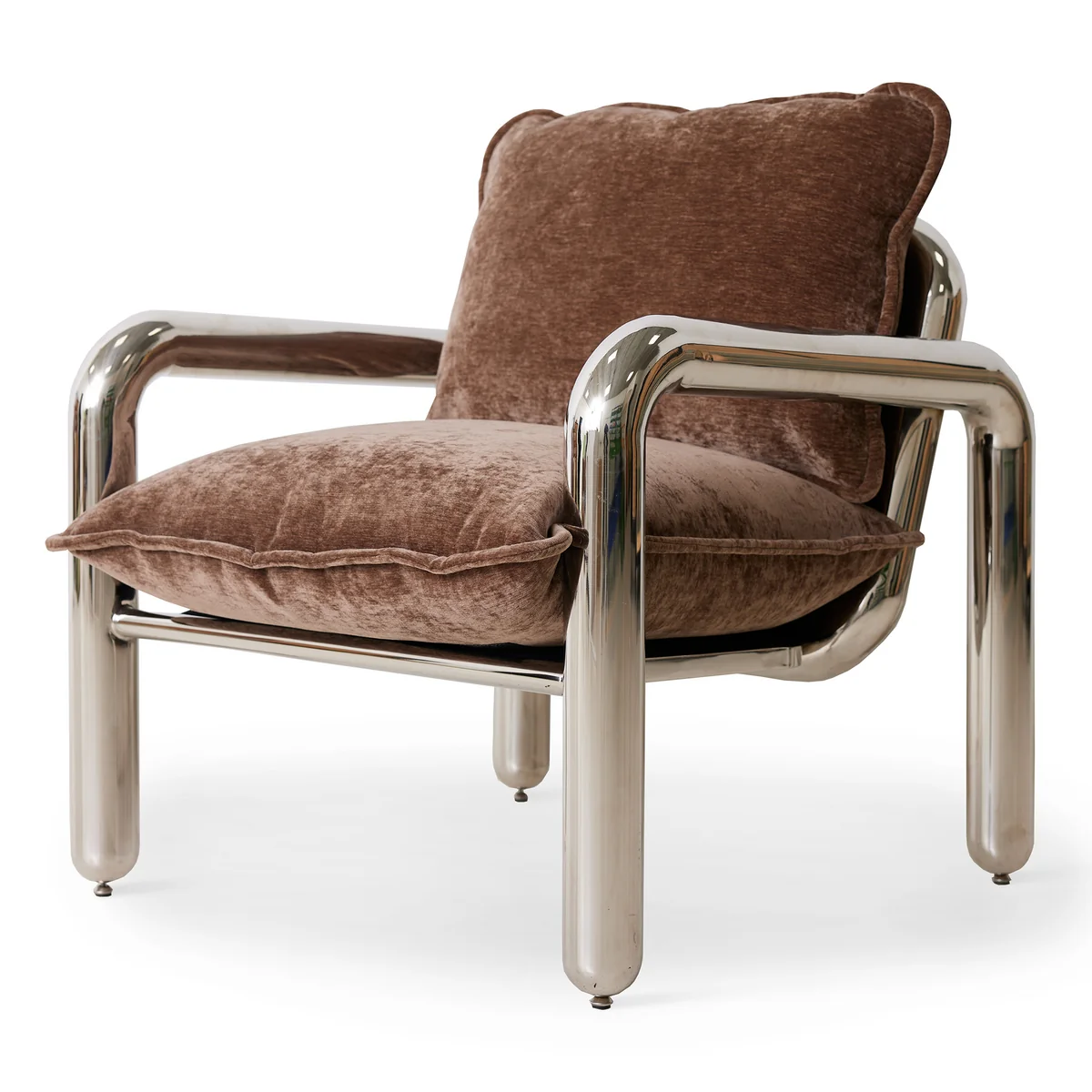 HKliving - Chrom Loungesessel