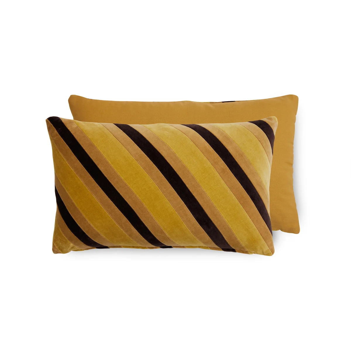 HKliving - Striped Samt-Kissen