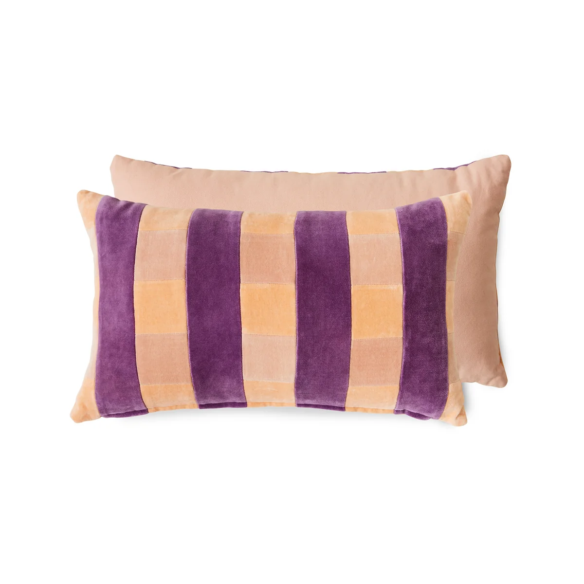 HKliving - Striped Samt-Kissen