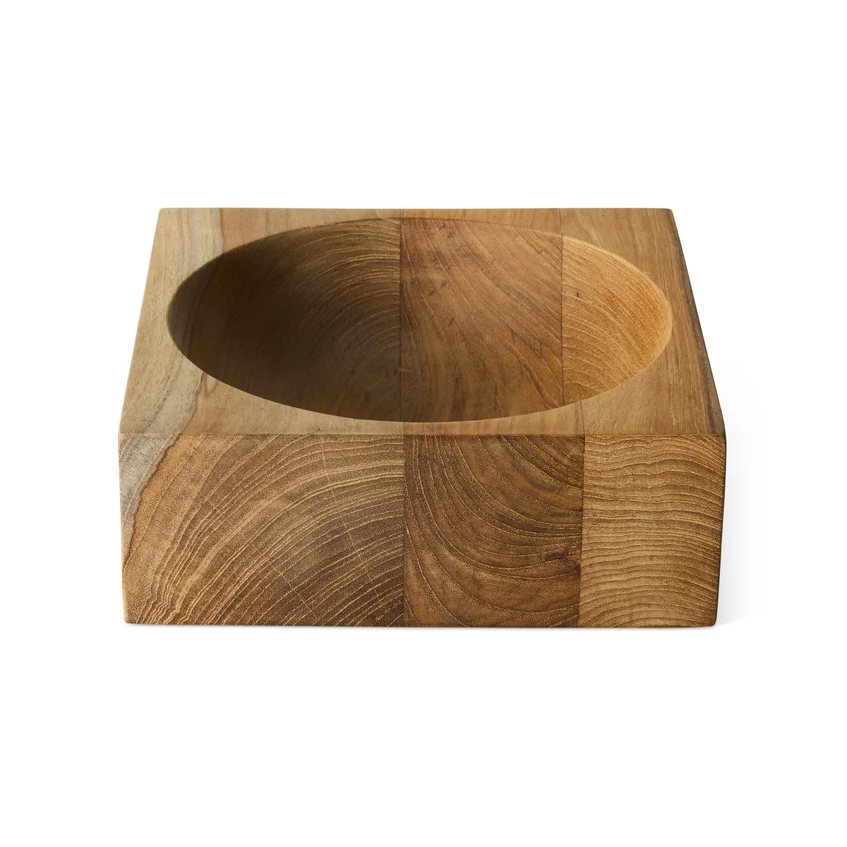 HKliving - Teak cube Schale