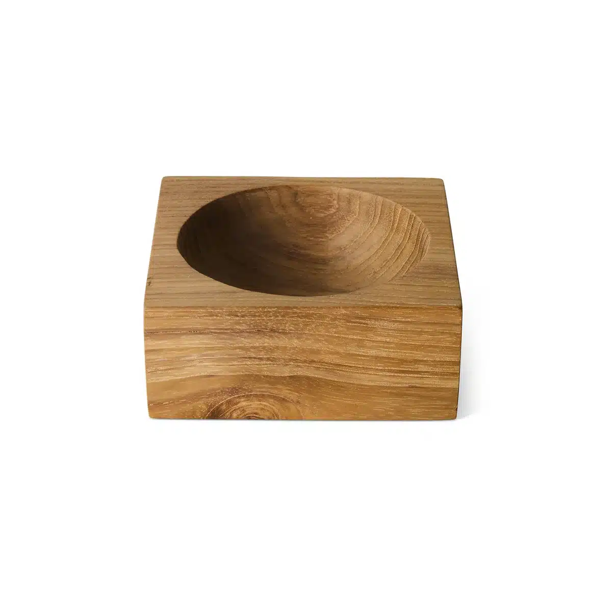 HKliving - Teak cube Schale