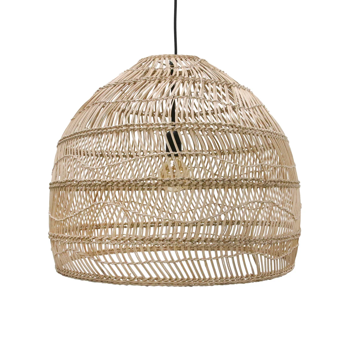 HKliving - Wicker Pendelleuchte M