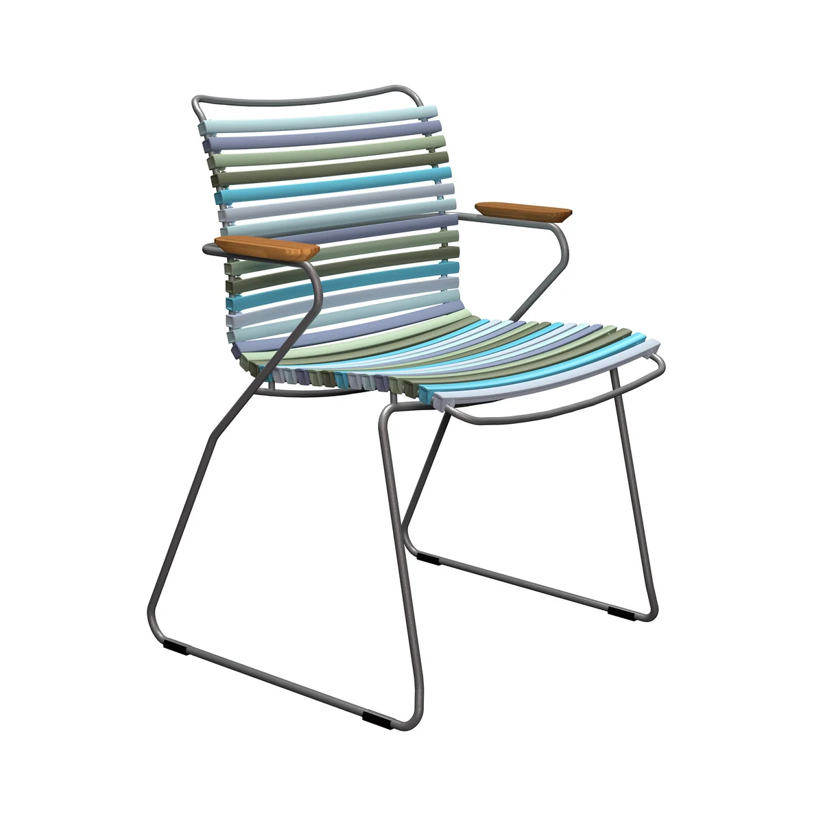 HOUE - CLICK Outdoor Dining Armlehnstuhl mit niedriger Lehne