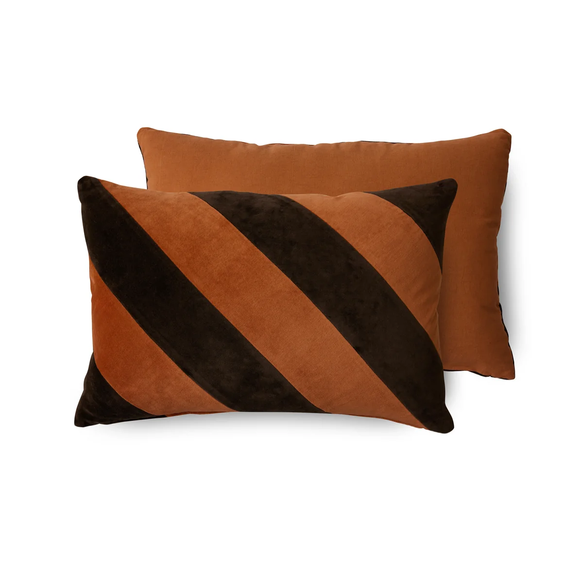 Hkliving - Striped Samt-Kissen