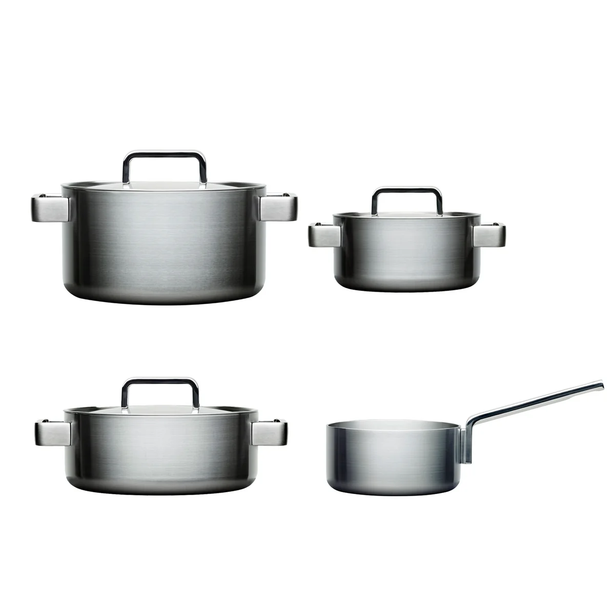 Iittala - Tools 4-tlg. Set: Kasserolle 2l + Kochtopf 2