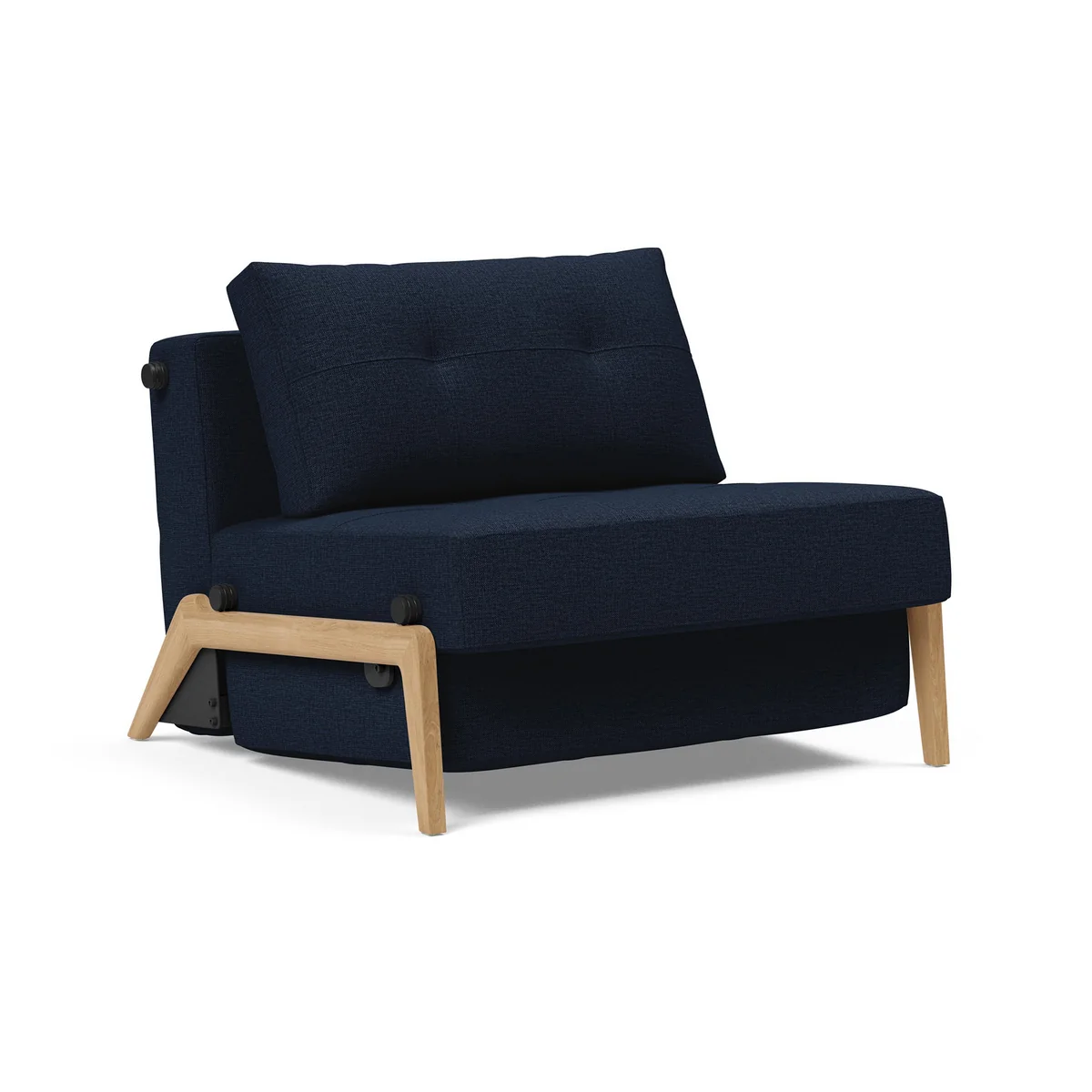 Innovation Living - Cubed 90 Sessel Eiche / dunkelblau (528 Mixed Dance)