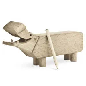 Kay Bojesen - Holz-Flusspferd H 9 cm