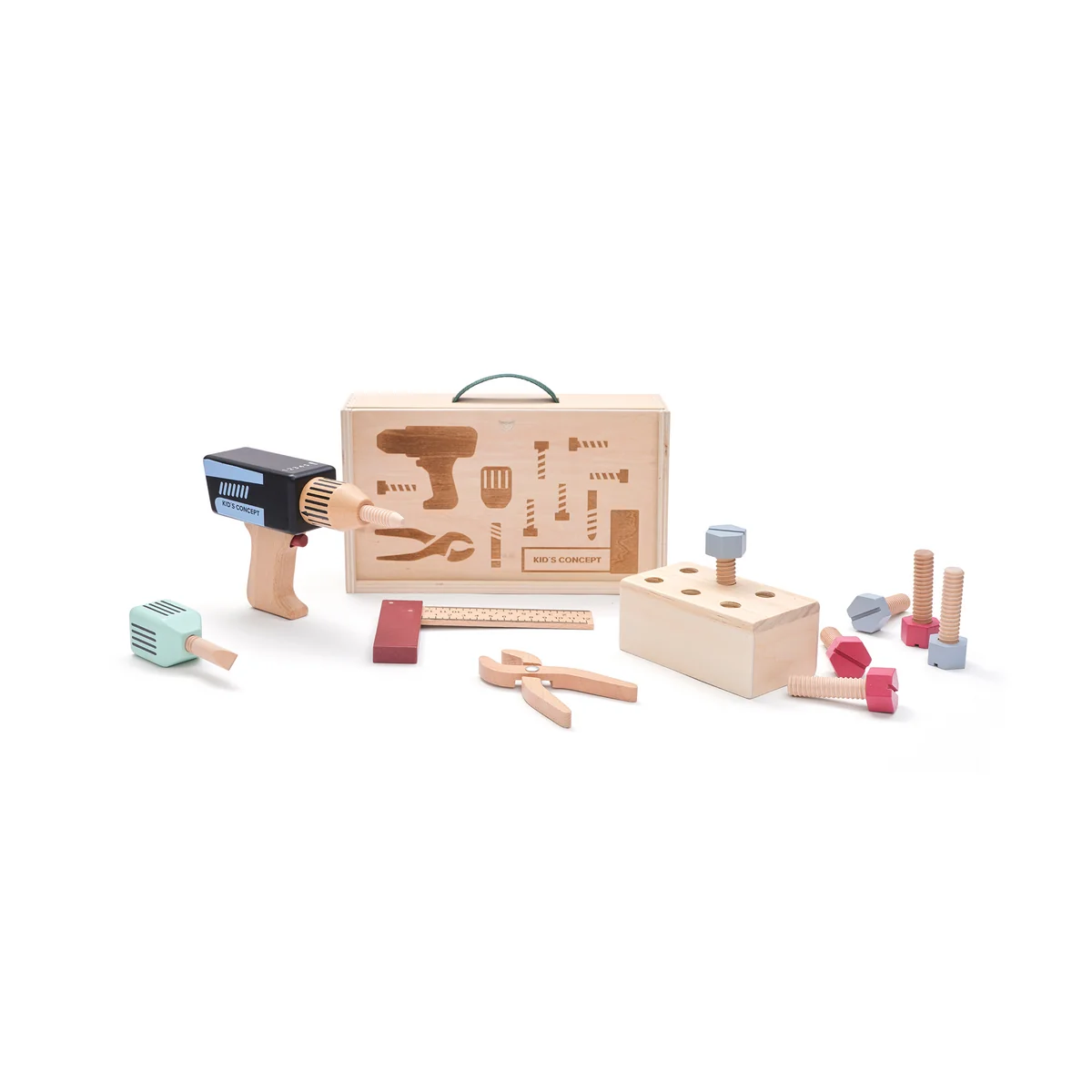 Kids Concept - Kid's Hub Werkzeugkoffer mit Zubehör