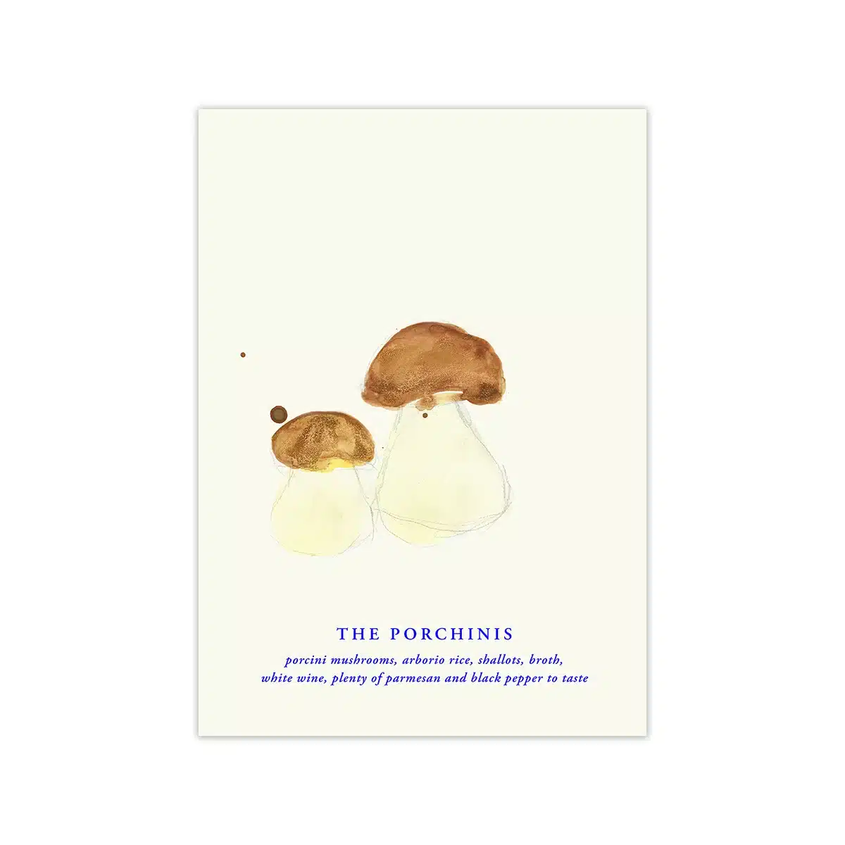 Kopie - Paper Collective - The Porcini Poster