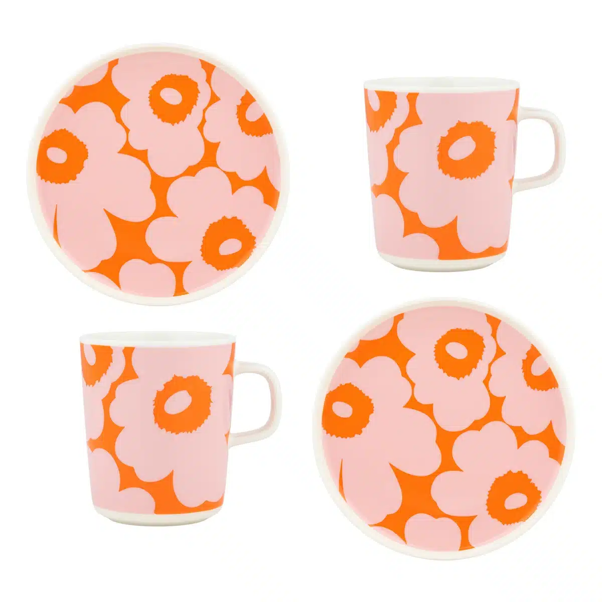 Marimekko - Oiva Unikko Frühstücks-Set
