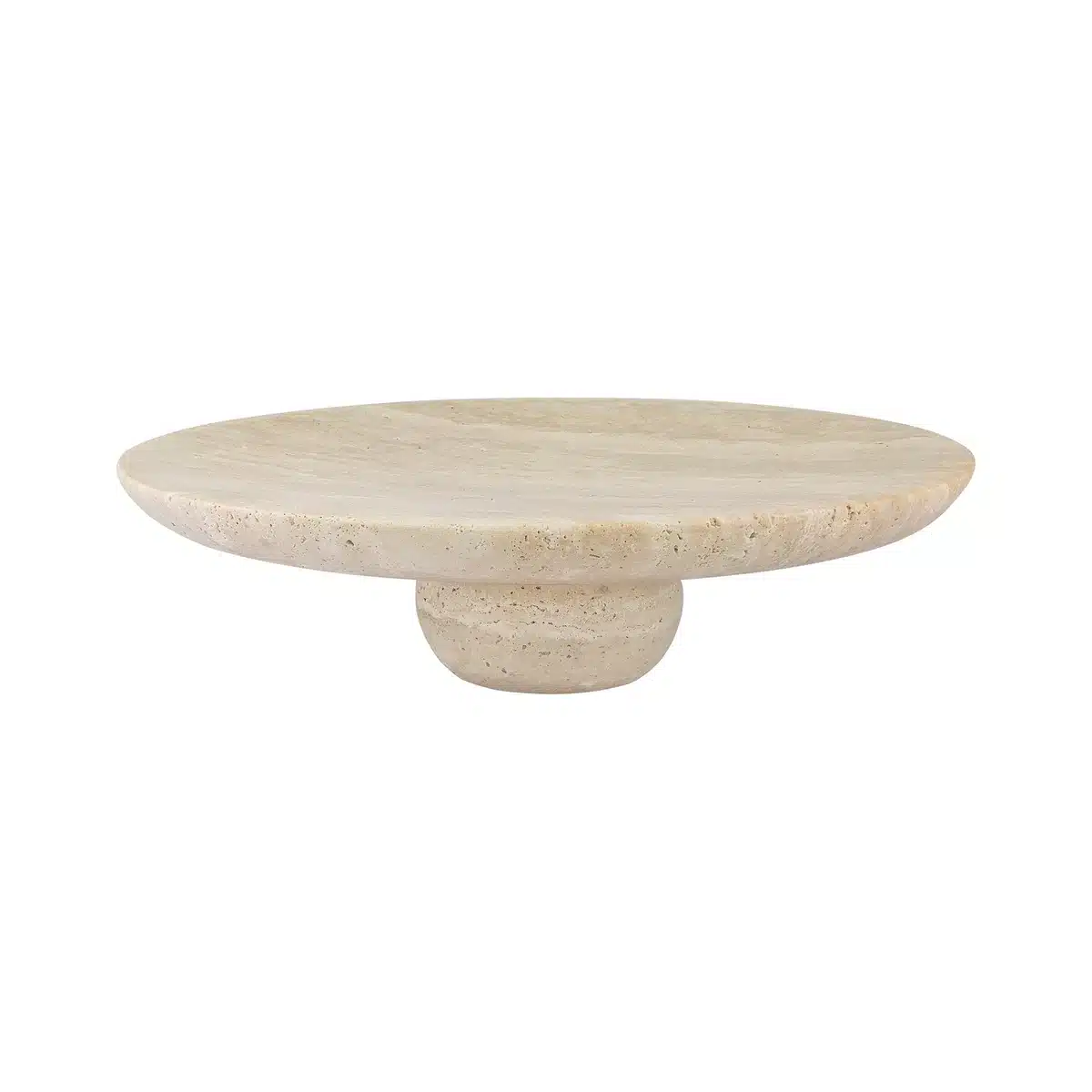Mette Ditmer - Travertine Pedestal Tablett