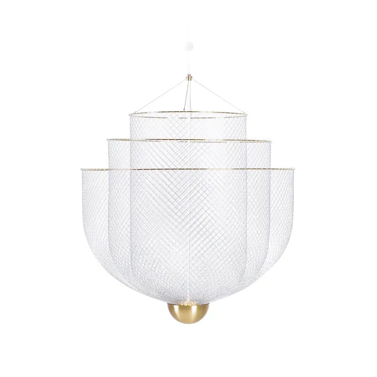 Moooi - Meshmatics LED-Kronleuchter Ø 58 cm
