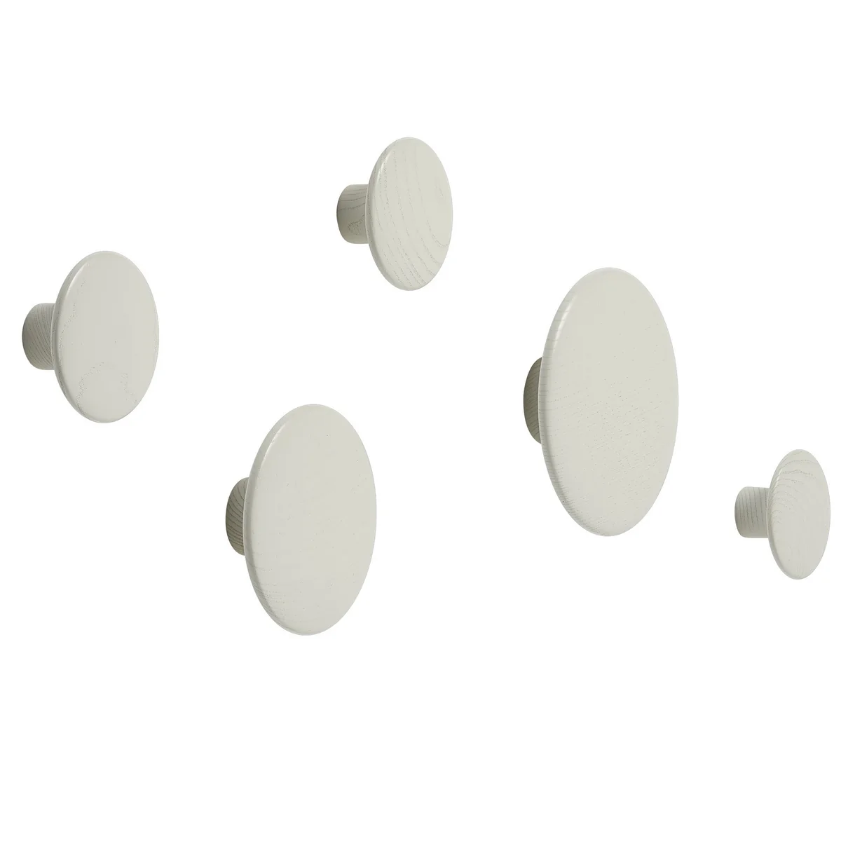 Muuto - Wandhaken 'The Dots' 5er-Set