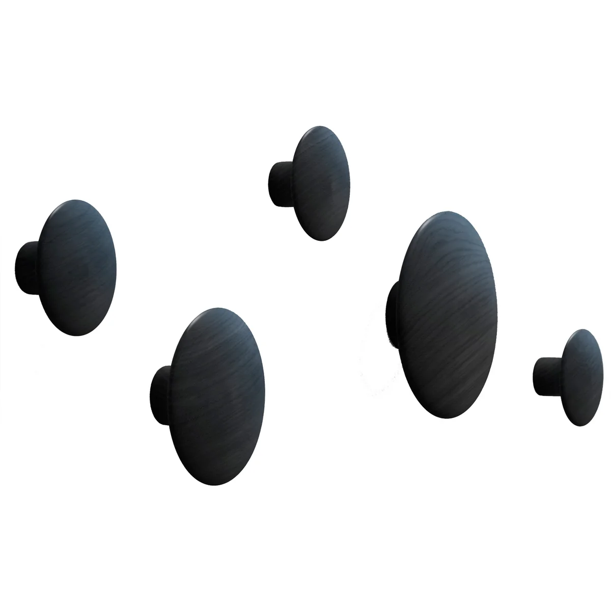 Muuto - Wandhaken 'The Dots' 5er-Set