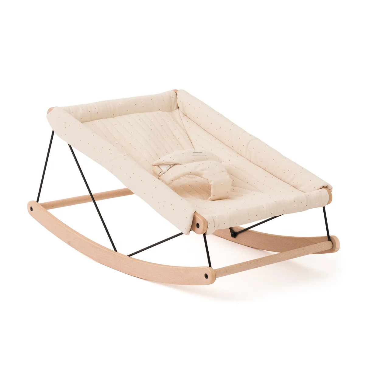 Nobodinoz - Growing Green Babywippe mit Polster