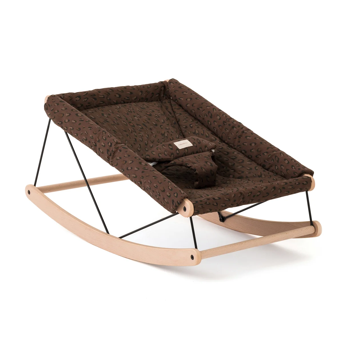 Nobodinoz - Growing Green Babywippe mit Polster